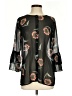 CAbi 100% Polyester Black 3/4 Sleeve Blouse Size XS - photo 1