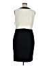 Talbots Outlet Color Block Black Cocktail Dress Size 16 Petite - photo 2