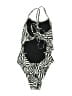 Nike Graphic Black One Piece Swimsuit Size 2 - photo 2