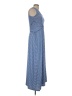 Max Studio Stripes Blue Casual Dress Size L - photo 4