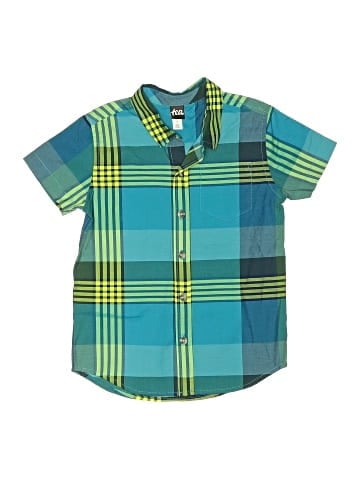 Tea Short Sleeve Button-Down Shirt (view 1)