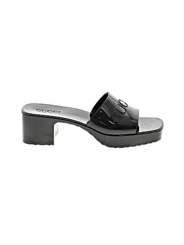 Gucci Logo Platform  Sandals (view 1)