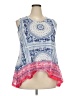 Suzanne Betro Blue Tank Top Size 2X - photo 1