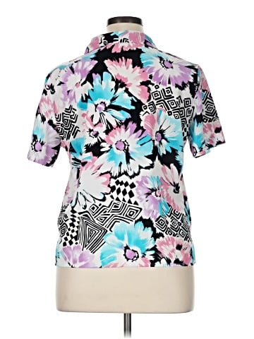 Alfred Dunner Short Sleeve Blouse (view 2)