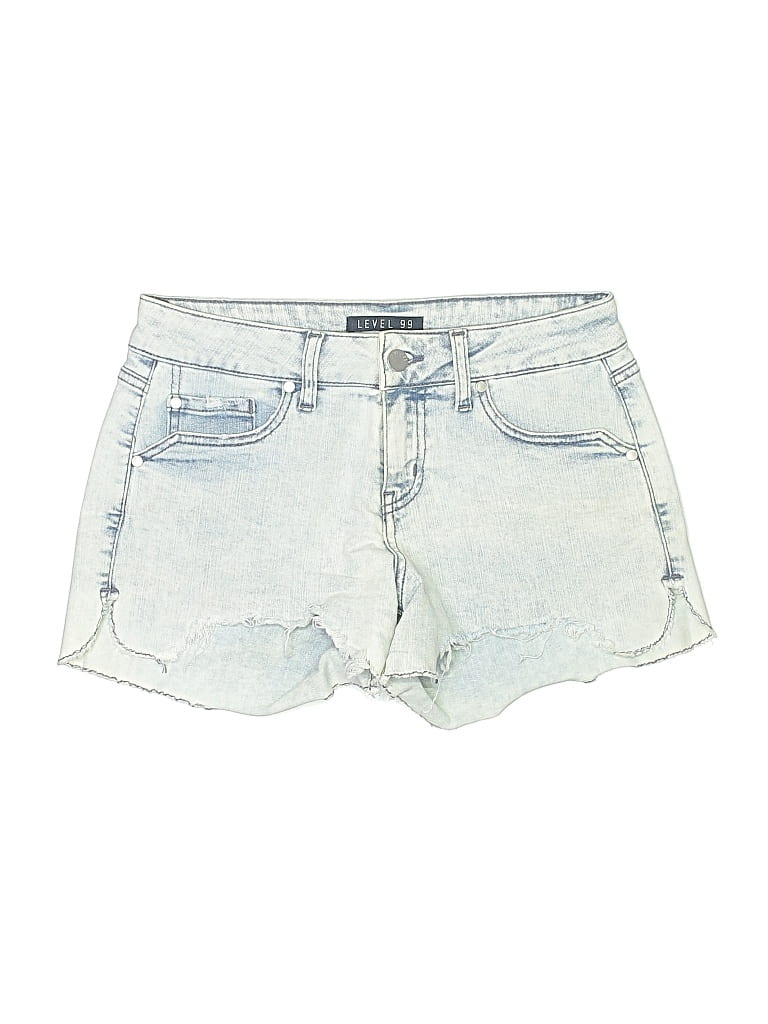 Pre-owned Level 99 Denim Shorts In Blue