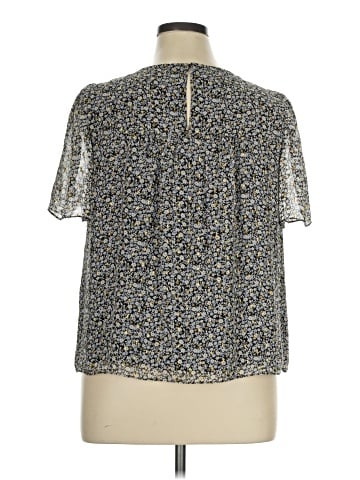 J.Crew Short Sleeve Silk Top (view 2)