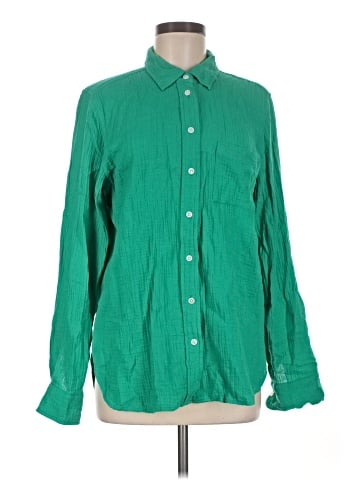 J.Crew Factory Store Long Sleeve Button-Down Shirt (view 1)