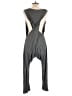 Blue Rain Solid Gray Jumpsuit Size L - photo 2