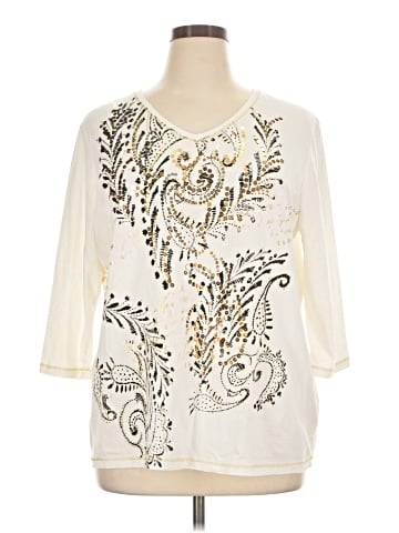 Onque 3/4 Sleeve Blouse (view 1)
