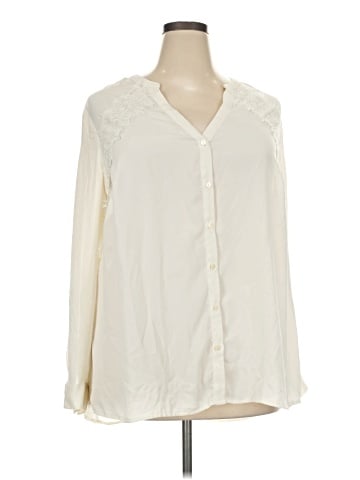 Worthington Long Sleeve Blouse (view 1)