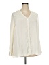 Worthington 100% Polyester Ivory Long Sleeve Blouse Size 2X - photo 1