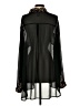 Torrid Animal Print Black Long Sleeve Blouse Size 3 - photo 2