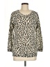 Minkpink Animal Print Tan Pullover Sweater Size M - photo 1