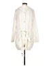 Vince. 100% Nylon Ivory Raincoat Size L - photo 1