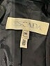 Escada 100% Virgin Wool Black Blue Wool Blazer Size EU 36 / US 6 - photo 6