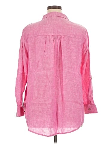 Sigrid Olsen 3/4 Sleeve Button-Down Shirt (view 2)