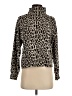 Ann Taylor LOFT Animal Print Brown Turtleneck Sweater Size S - photo 1