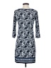 Max Studio Print Blue Casual Dress Size XS - photo 2