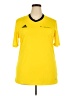 Adidas 100% Polyester Yellow Active T-Shirt Size XL - photo 1