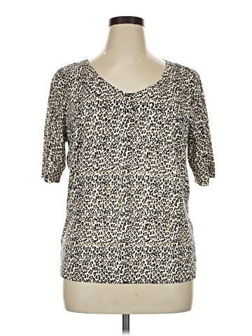 Talbots 3/4 Sleeve T-Shirt (view 1)