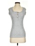 Unbranded 100% Polyester Gray Sleeveless Top Size S - photo 1