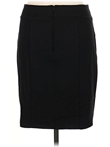 Bordeaux Leather Skirt (view 2)
