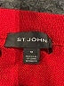 St. John Solid Red Wool Skirt Size 10 - photo 4