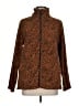 Lands' End 100% Polyester Animal Print Brown Jacket Size L - photo 1