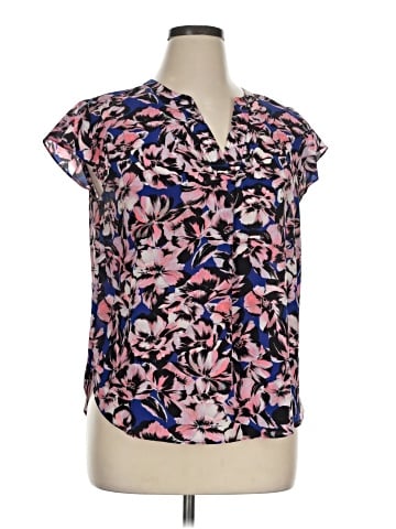 J.Crew Short Sleeve Silk Top (view 1)