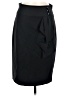 Classiques Entier Solid Black Wool Skirt Size 8 - photo 1
