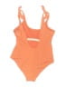 Kona Sol Solid Orange One Piece Swimsuit Size XL - photo 2