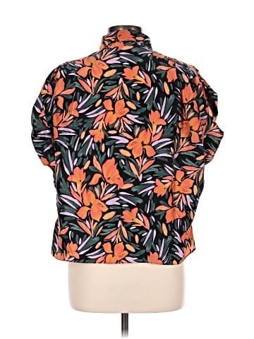 Joie Short Sleeve Silk Top (view 2)