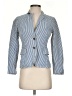 J.Crew 100% Cotton Stripes Blue Blazer Size 4 - photo 1