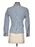 J.Crew 100% Cotton Stripes Blue Blazer Size 4 - photo 2