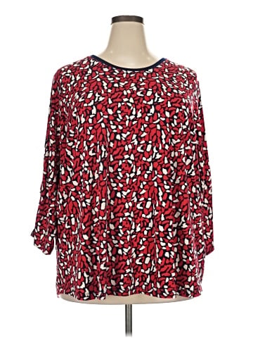 Susan Graver 3/4 Sleeve T-Shirt (view 1)