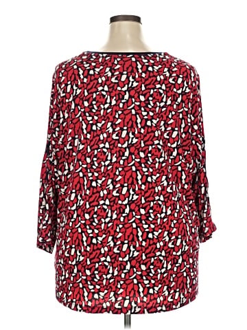 Susan Graver 3/4 Sleeve T-Shirt (view 2)