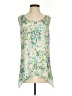 DKNY 100% Polyester Green Sleeveless Blouse Size S - photo 1