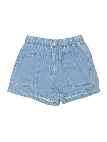Madewell Denim Pull-On Utility Shorts in Grandfield Wash (view 1)