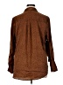 Amazon Essentials Animal Print Brown Long Sleeve Button-Down Shirt Size 1X - photo 2