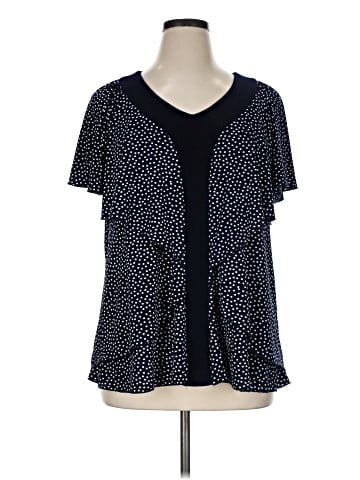 Cj Banks Short Sleeve Blouse (view 1)