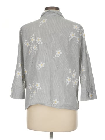 Alfred Dunner 3/4 Sleeve Button-Down Shirt (view 2)
