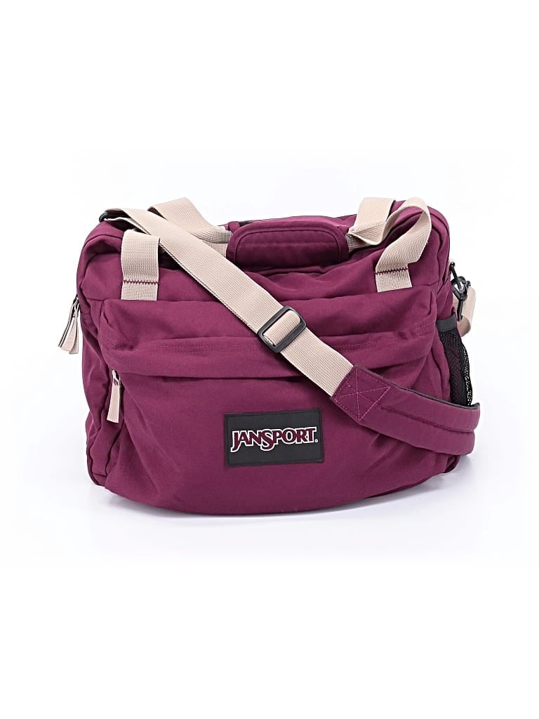 Pre-owned Jansport Weekender In Burgundy