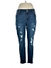 Ashley Stewart Hearts Blue Jeans Size 16 Plus - photo 1