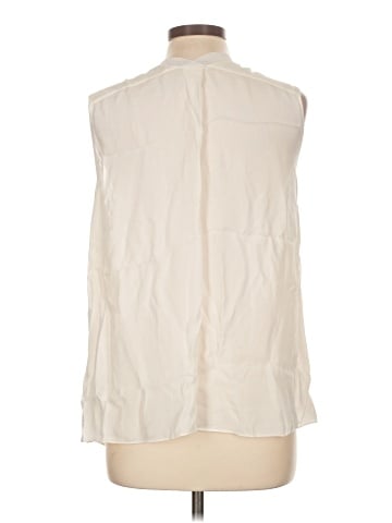Vince. Sleeveless Silk Top (view 2)