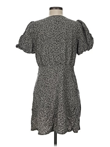 Madewell Challis Wrap Mini Dress in Tudor Floral (view 2)