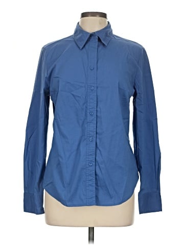 Attention Long Sleeve Button-Down Shirt (view 1)