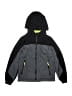 The Children's Place 100% Polyester Color Block Gray Black Snow Jacket Size 14 - photo 1