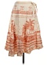 Roxy Paisley Orange Casual Skirt Size 3 - photo 1