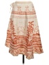 Roxy Paisley Orange Casual Skirt Size 3 - photo 2