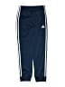 Adidas 100% Polyester Blue Track Pants Size 10 - 12 - photo 1